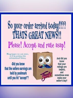 Poshmark Informational Graphic - Pink & Blue